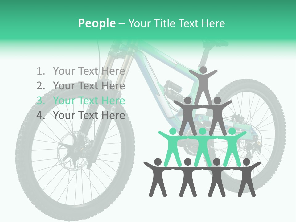 Brake Pedal Bike PowerPoint Template