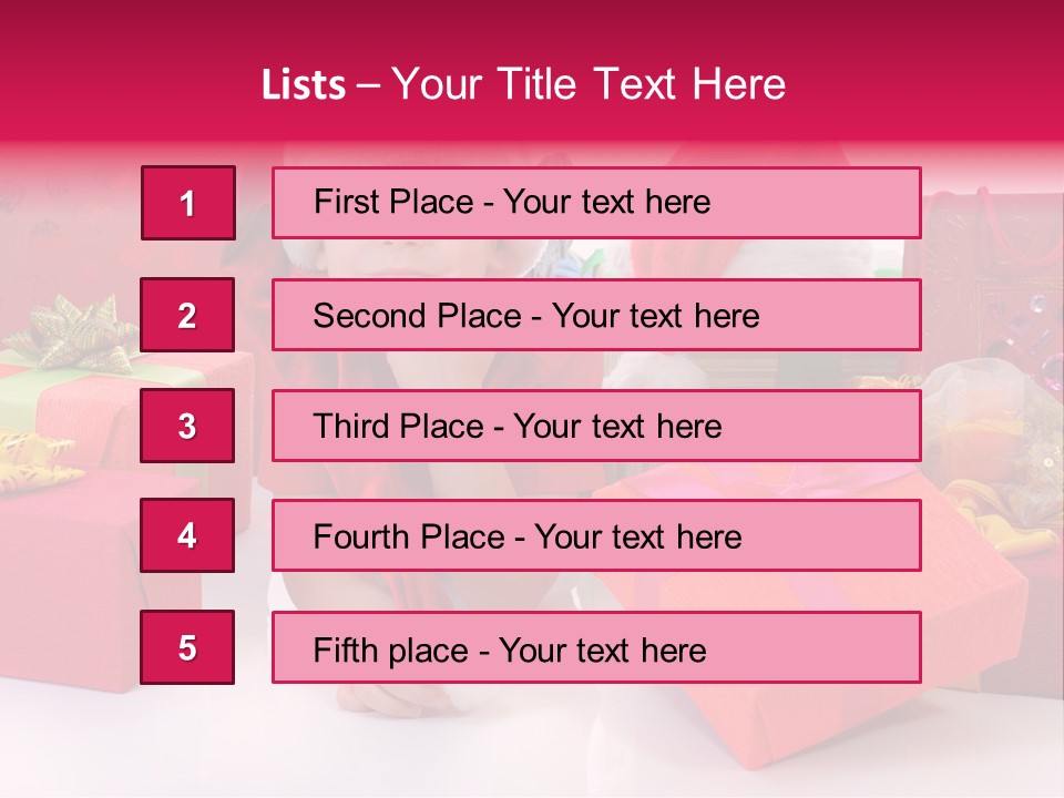 Boy Colour Love PowerPoint Template