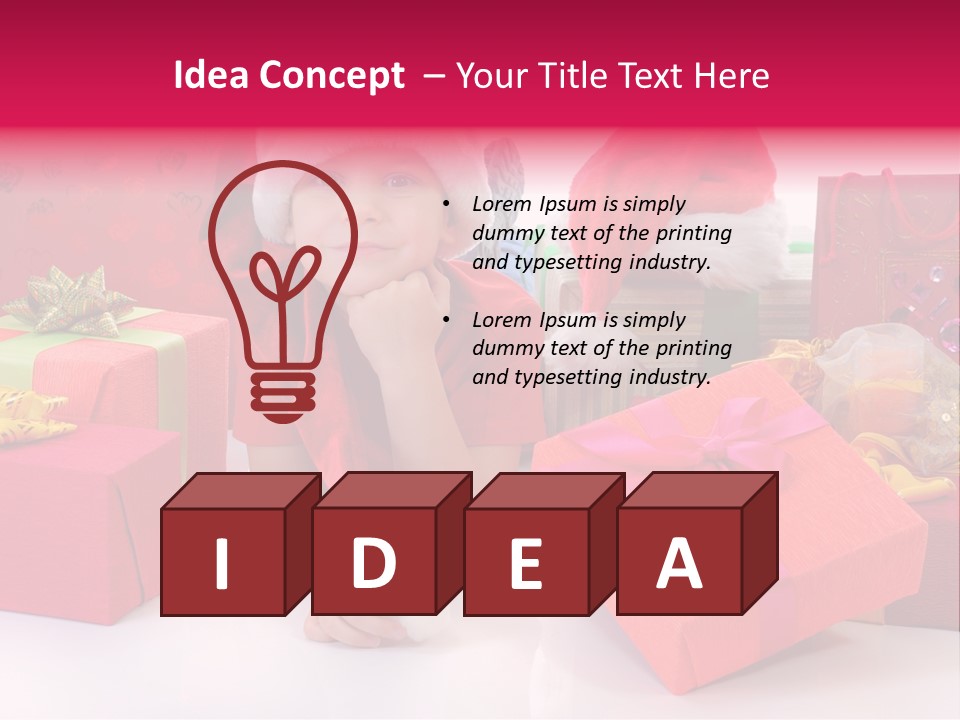 Boy Colour Love PowerPoint Template