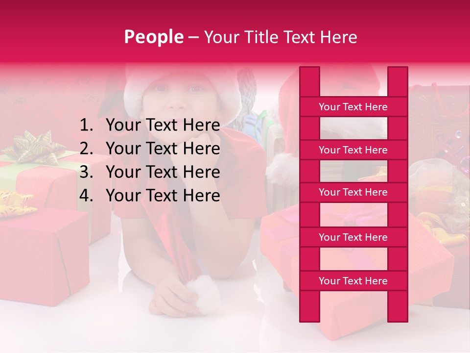 Boy Colour Love PowerPoint Template