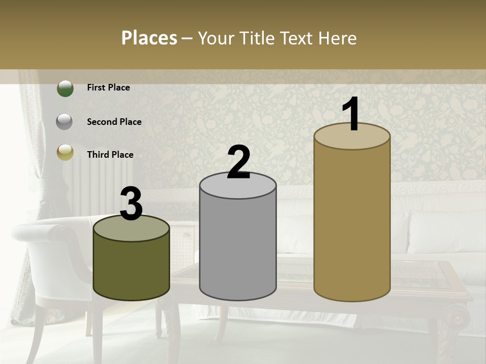 Wallpaper Space Table PowerPoint Template