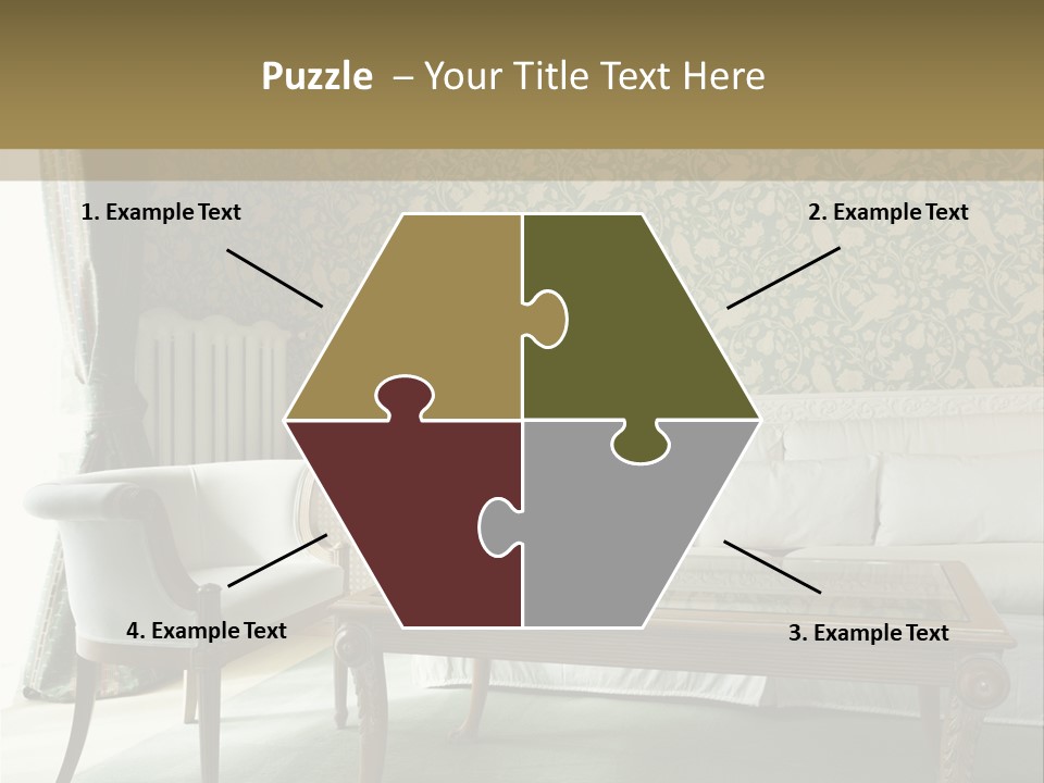 Wallpaper Space Table PowerPoint Template