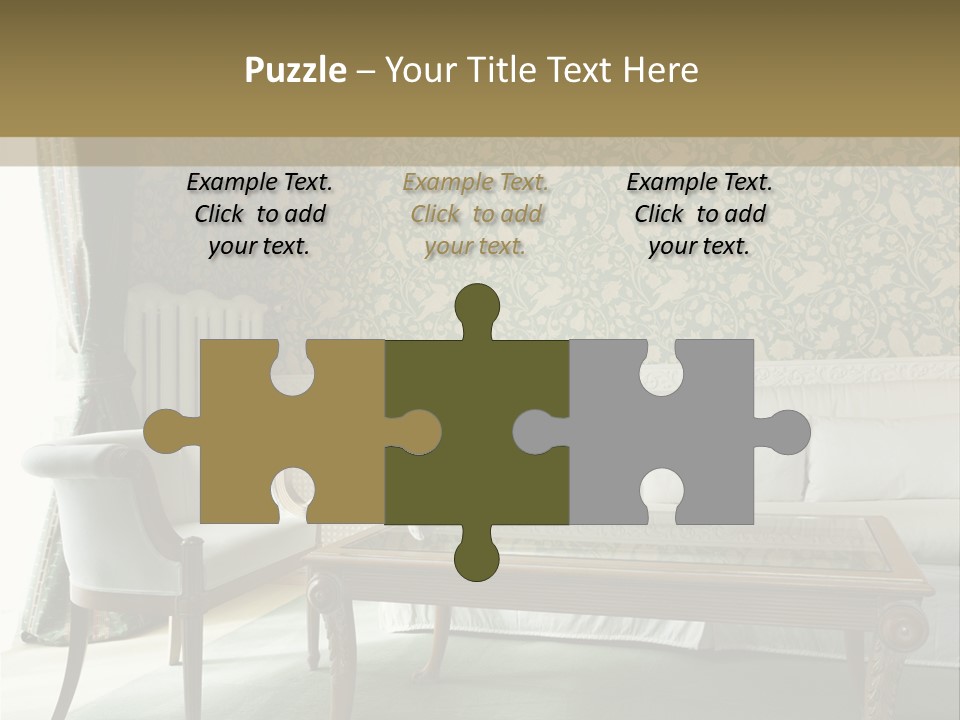 Wallpaper Space Table PowerPoint Template
