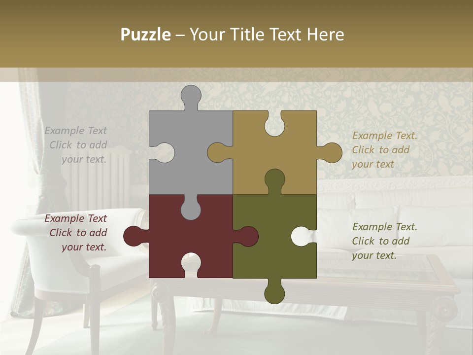 Wallpaper Space Table PowerPoint Template