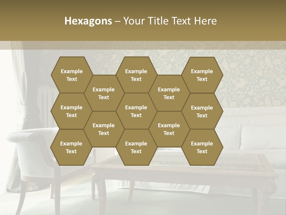 Wallpaper Space Table PowerPoint Template