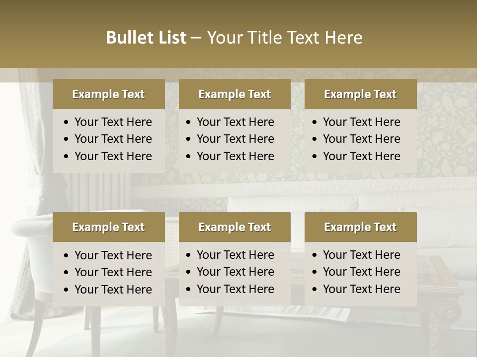 Wallpaper Space Table PowerPoint Template