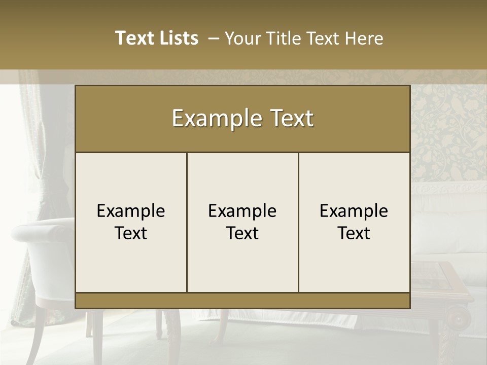 Wallpaper Space Table PowerPoint Template