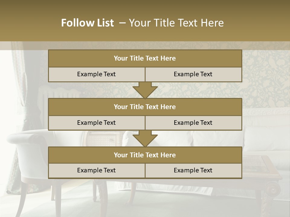 Wallpaper Space Table PowerPoint Template