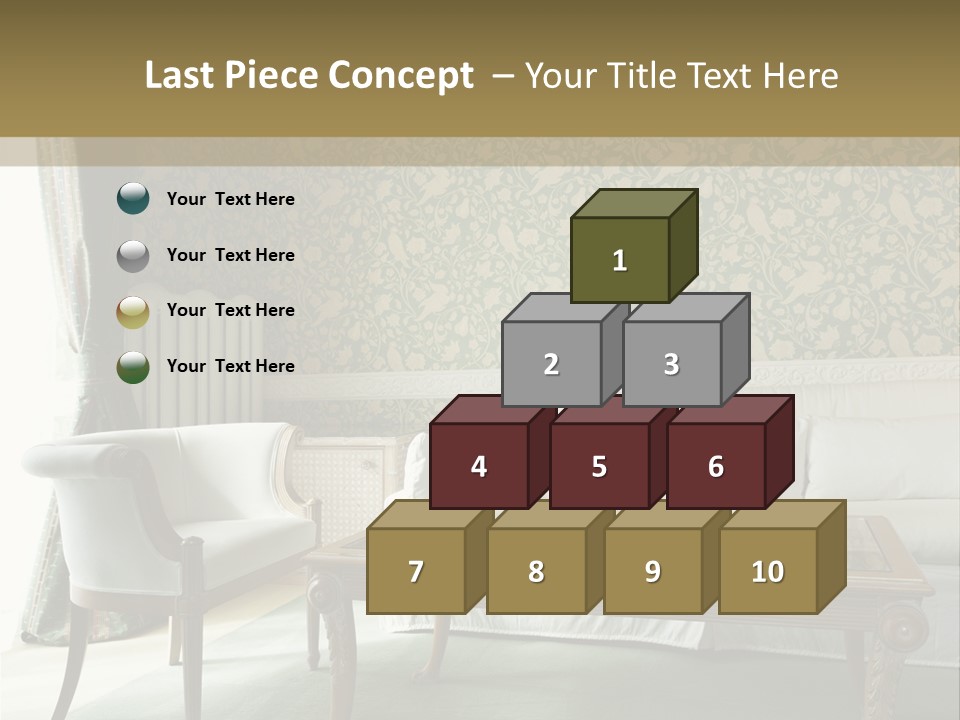 Wallpaper Space Table PowerPoint Template