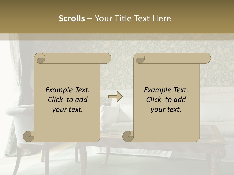 Wallpaper Space Table PowerPoint Template