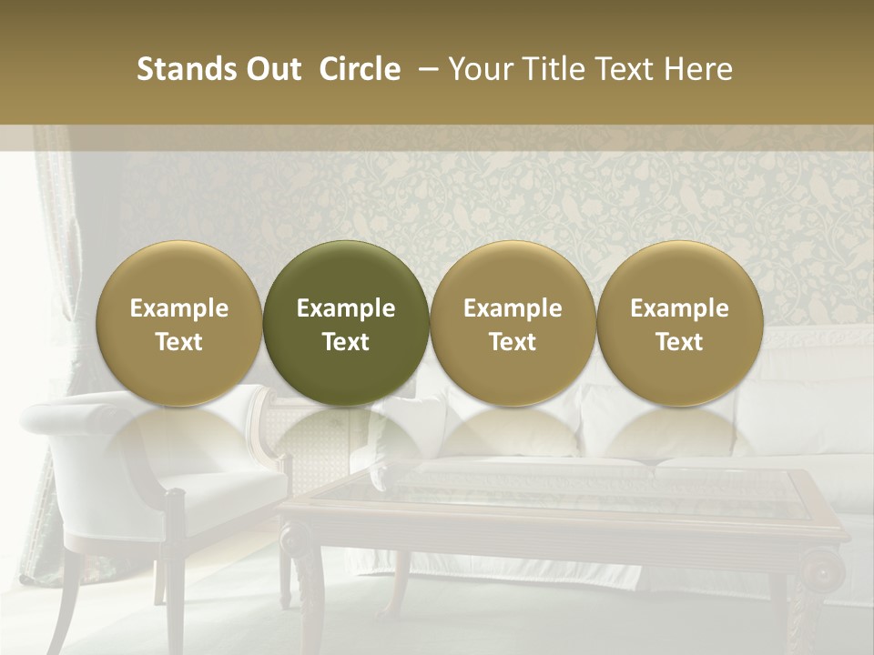 Wallpaper Space Table PowerPoint Template