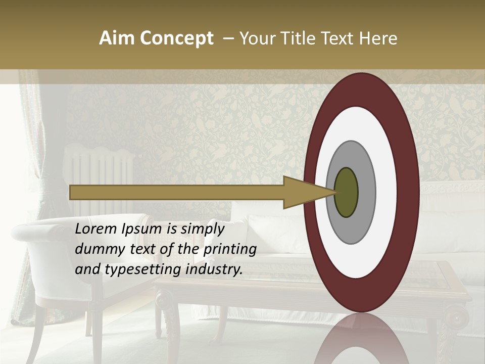 Wallpaper Space Table PowerPoint Template