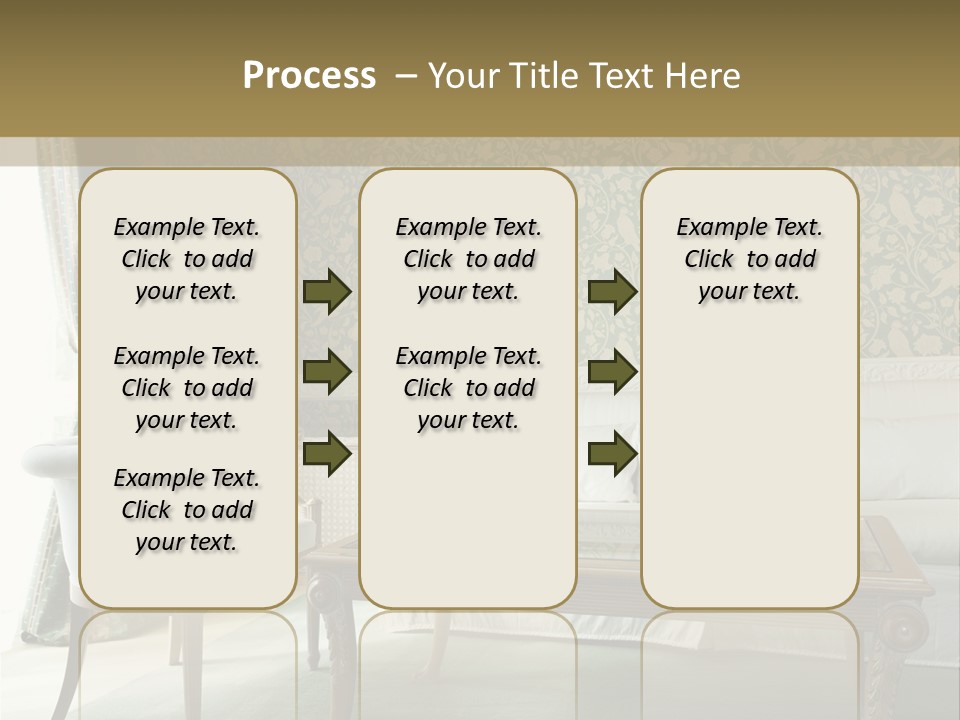 Wallpaper Space Table PowerPoint Template