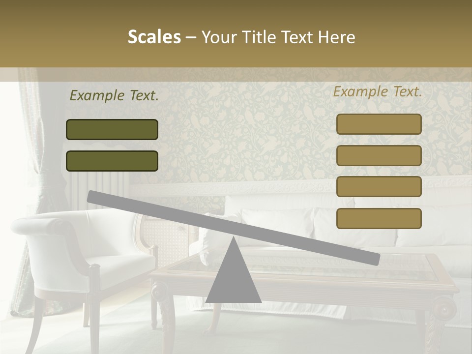Wallpaper Space Table PowerPoint Template