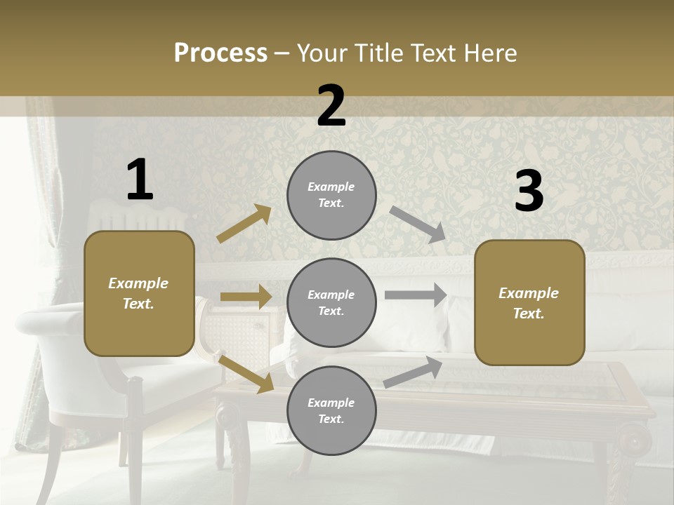 Wallpaper Space Table PowerPoint Template