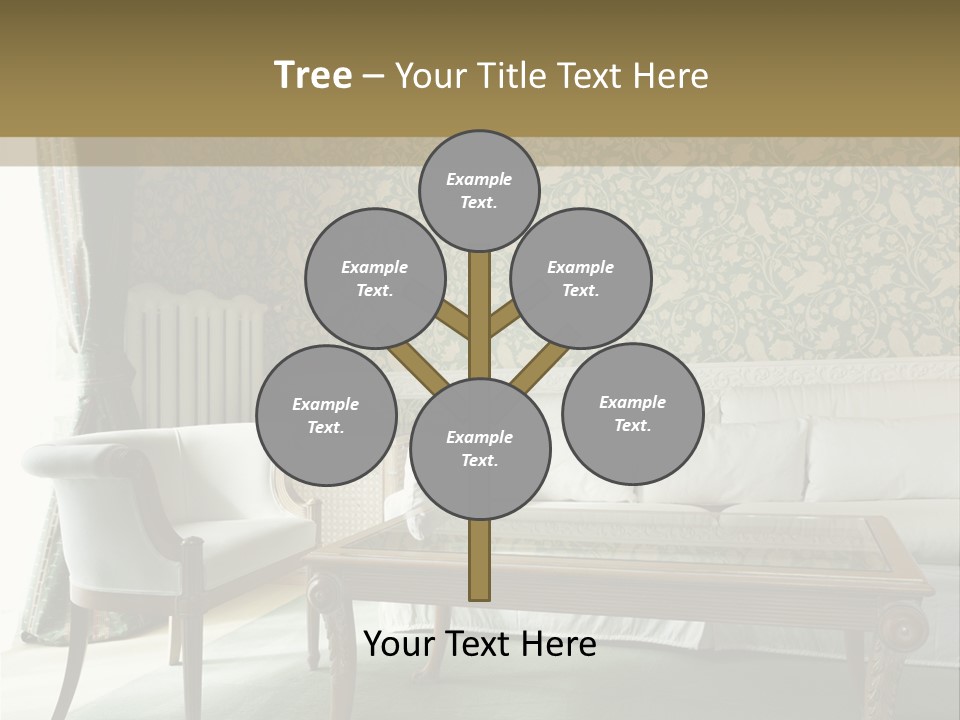 Wallpaper Space Table PowerPoint Template