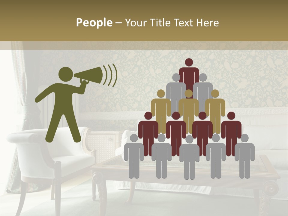 Wallpaper Space Table PowerPoint Template