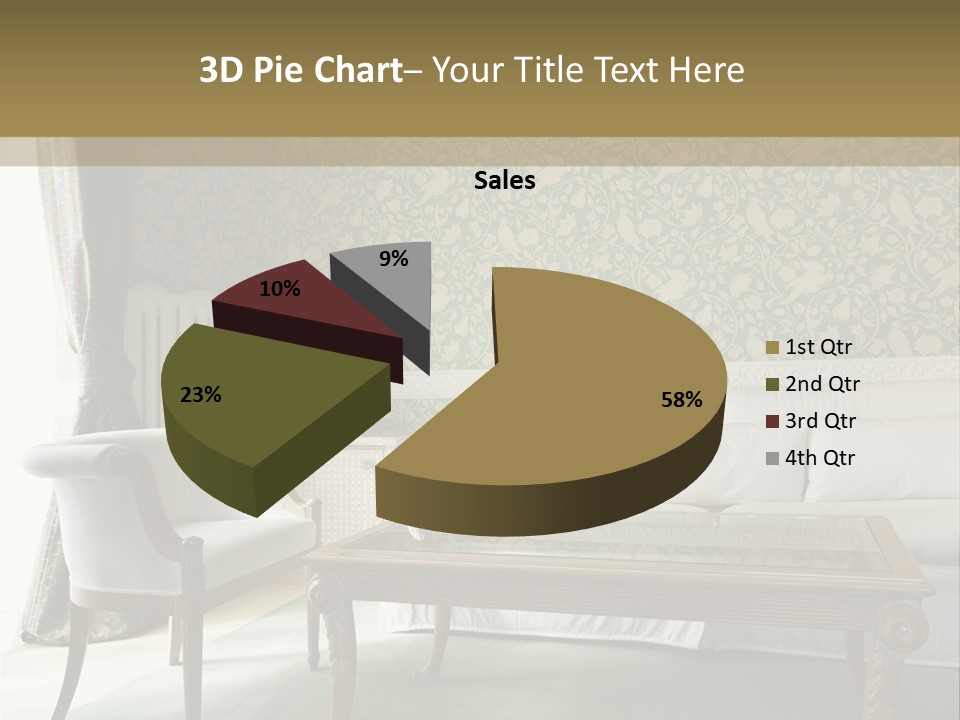 Wallpaper Space Table PowerPoint Template