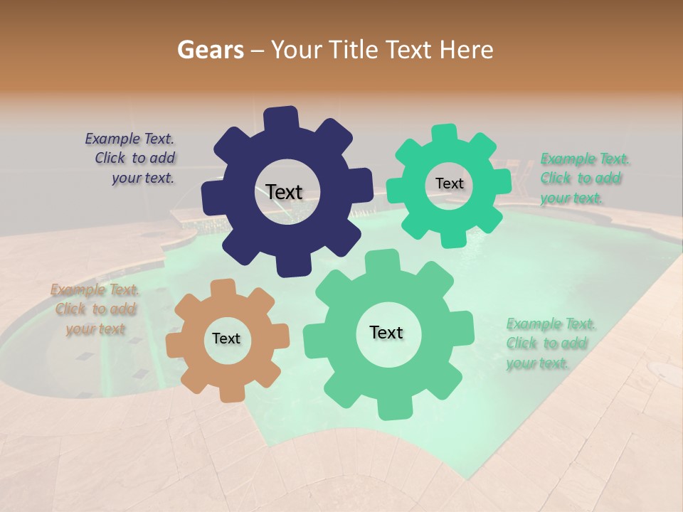 Residential Night Time Grass PowerPoint Template