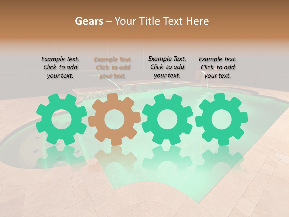 Residential Night Time Grass PowerPoint Template