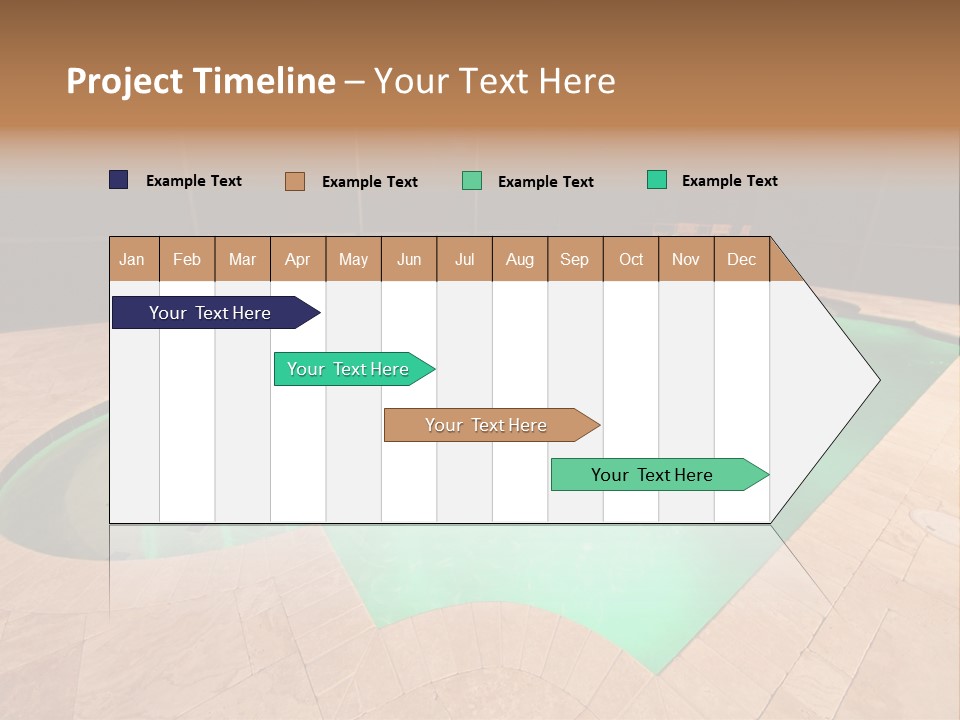 Residential Night Time Grass PowerPoint Template