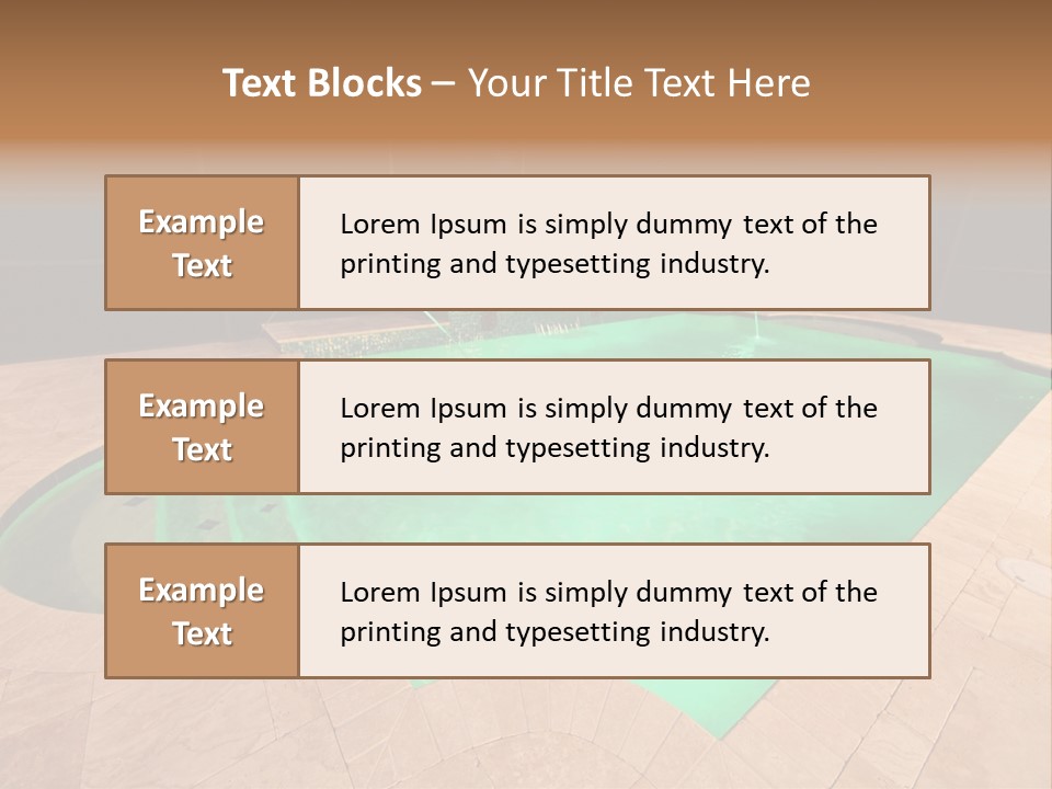 Residential Night Time Grass PowerPoint Template