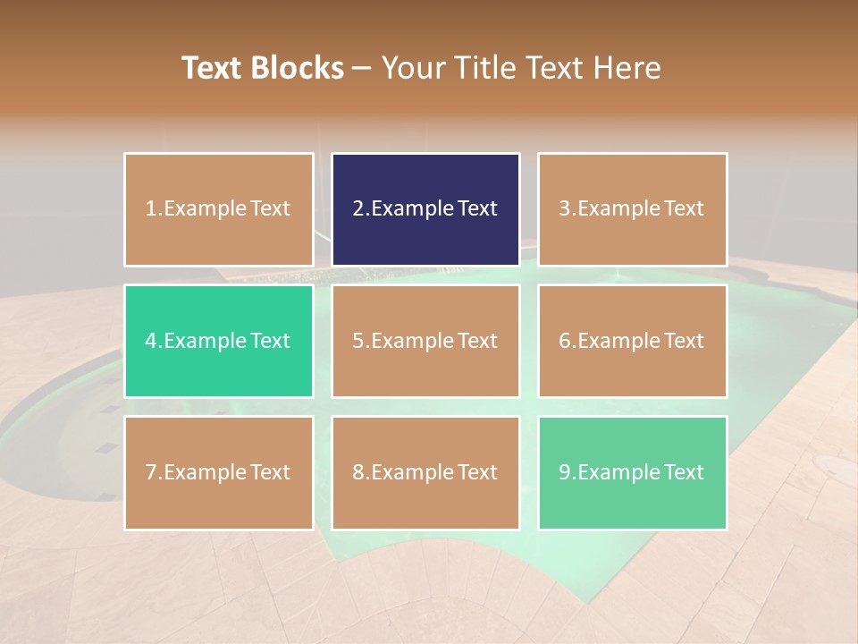 Residential Night Time Grass PowerPoint Template