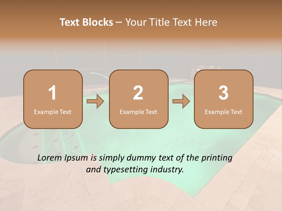 Residential Night Time Grass PowerPoint Template