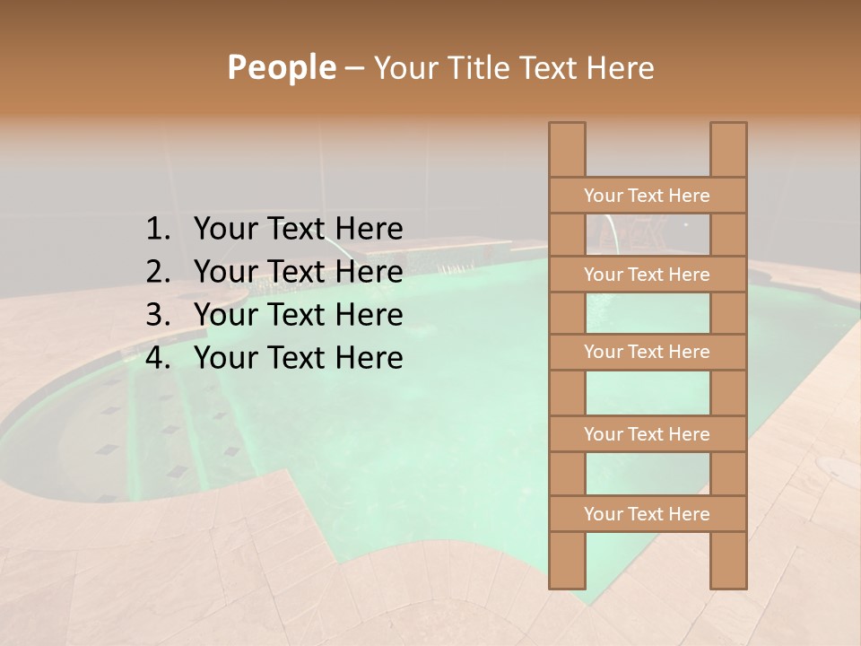 Residential Night Time Grass PowerPoint Template