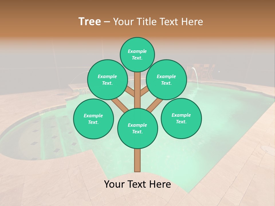 Residential Night Time Grass PowerPoint Template