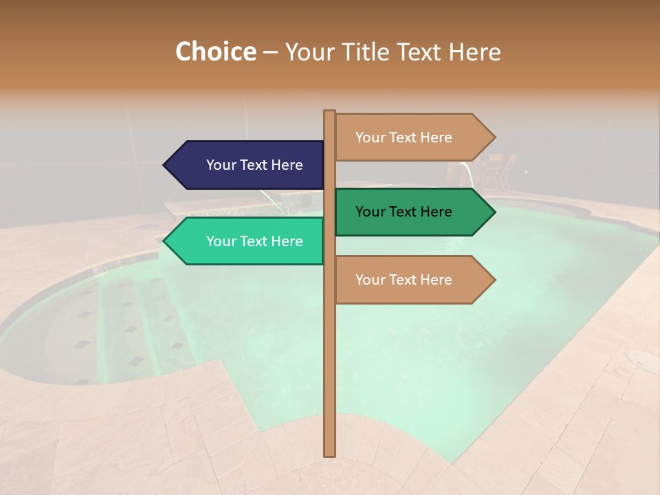 Residential Night Time Grass PowerPoint Template