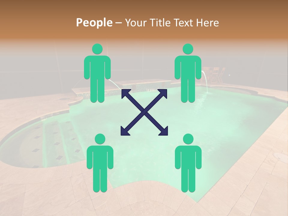 Residential Night Time Grass PowerPoint Template