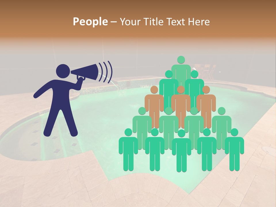 Residential Night Time Grass PowerPoint Template