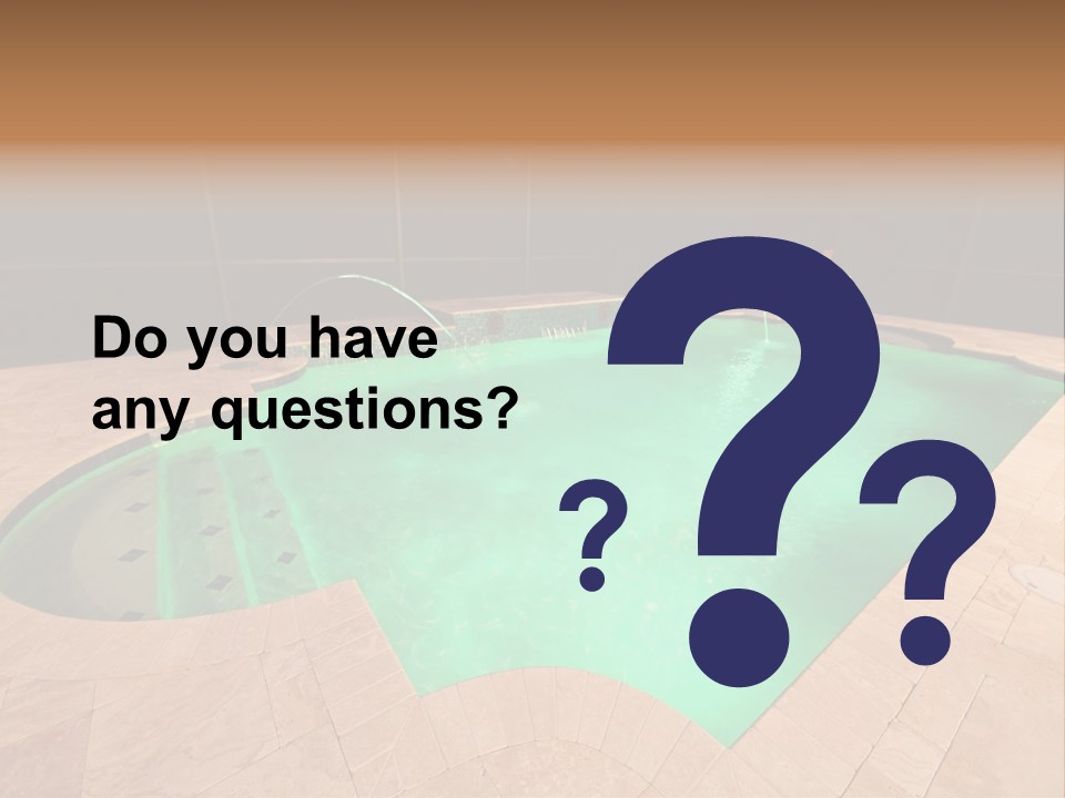 Residential Night Time Grass PowerPoint Template