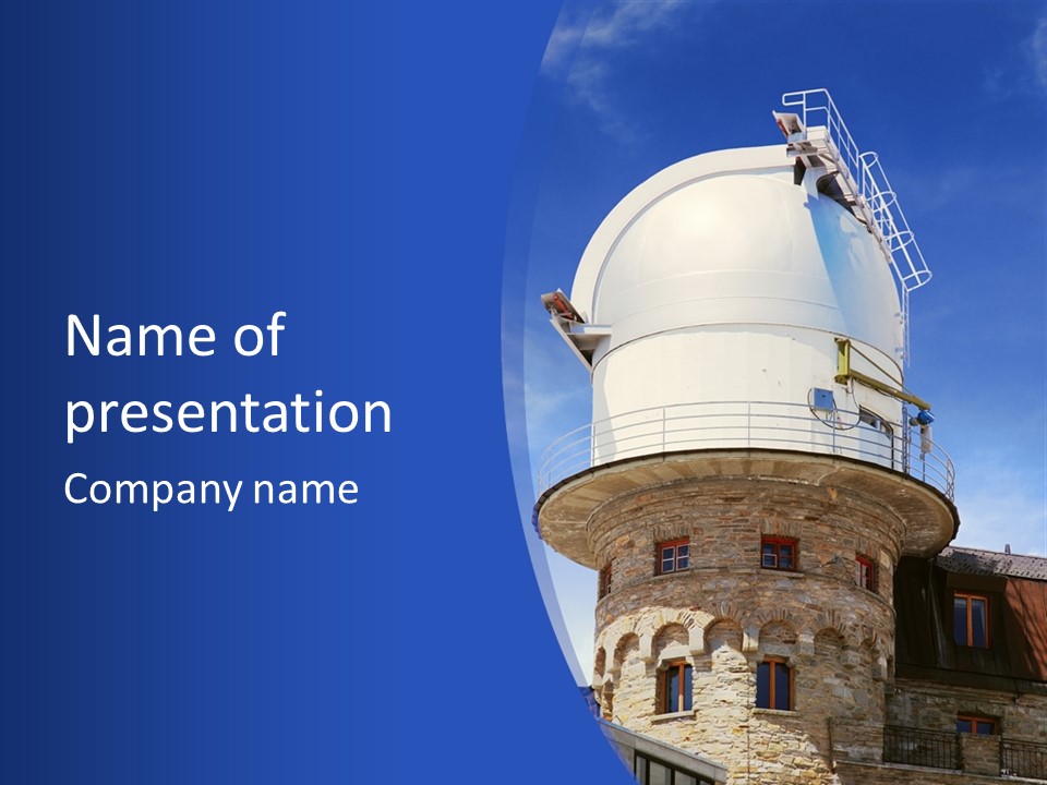 Search Observation Cupola PowerPoint Template