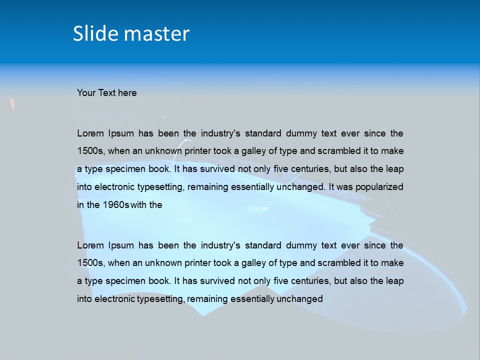 Swimming Forest Night PowerPoint Template