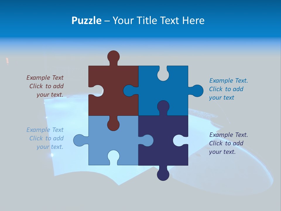 Swimming Forest Night PowerPoint Template