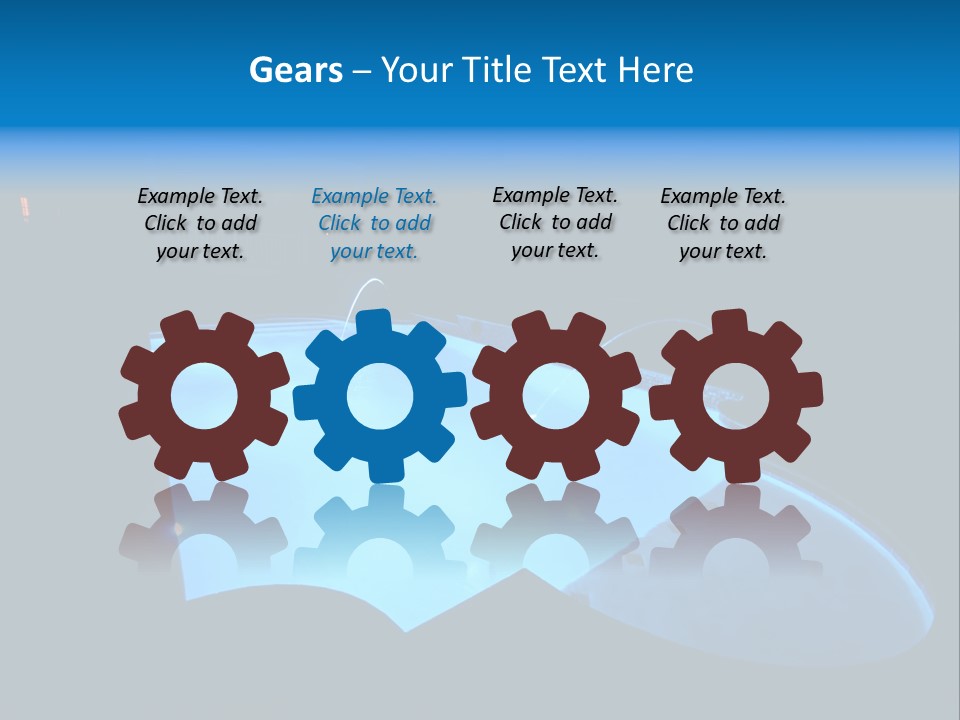 Swimming Forest Night PowerPoint Template