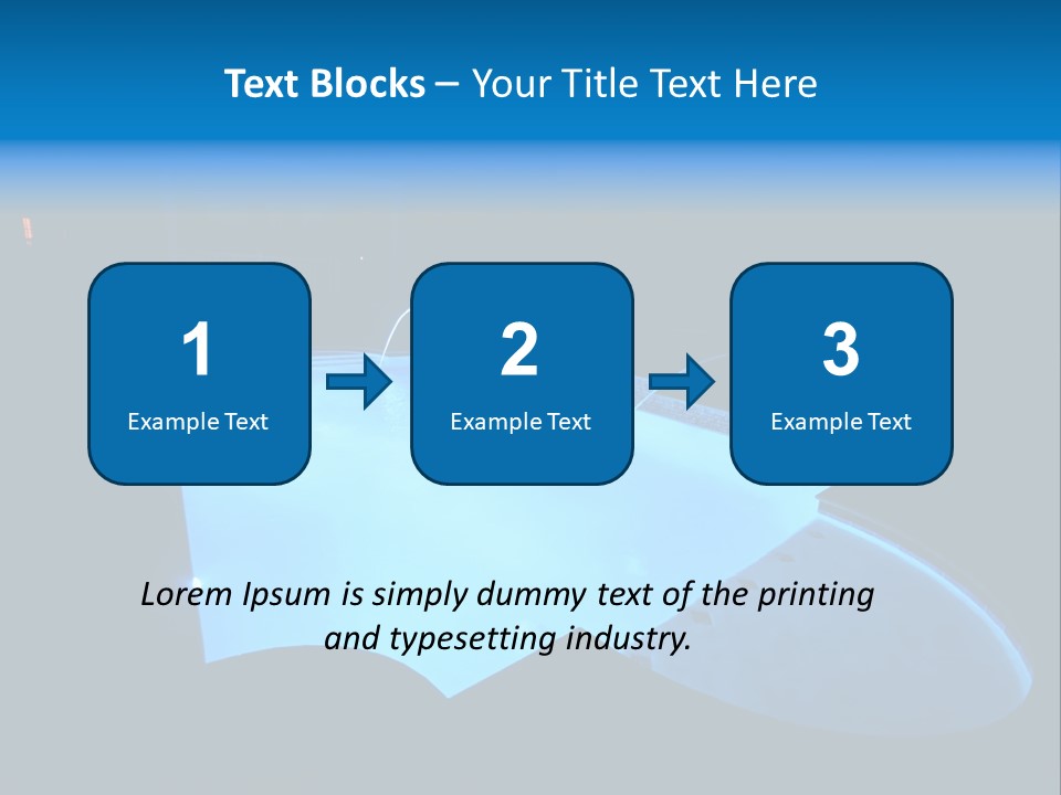 Swimming Forest Night PowerPoint Template