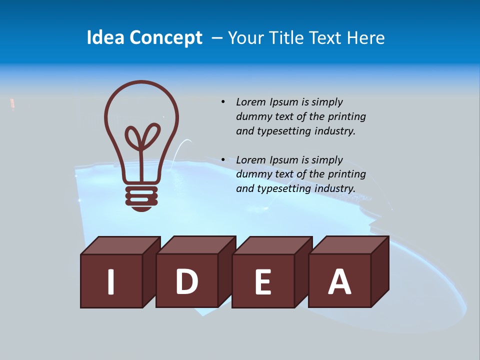 Swimming Forest Night PowerPoint Template