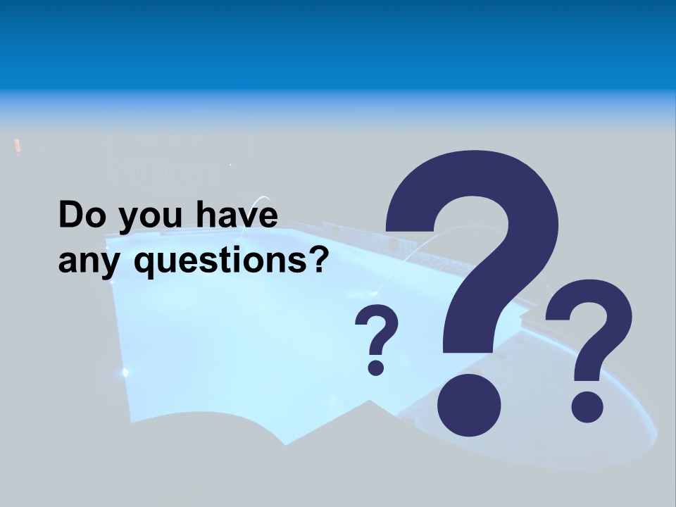 Swimming Forest Night PowerPoint Template