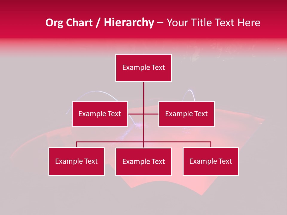 Red Patio Deck PowerPoint Template