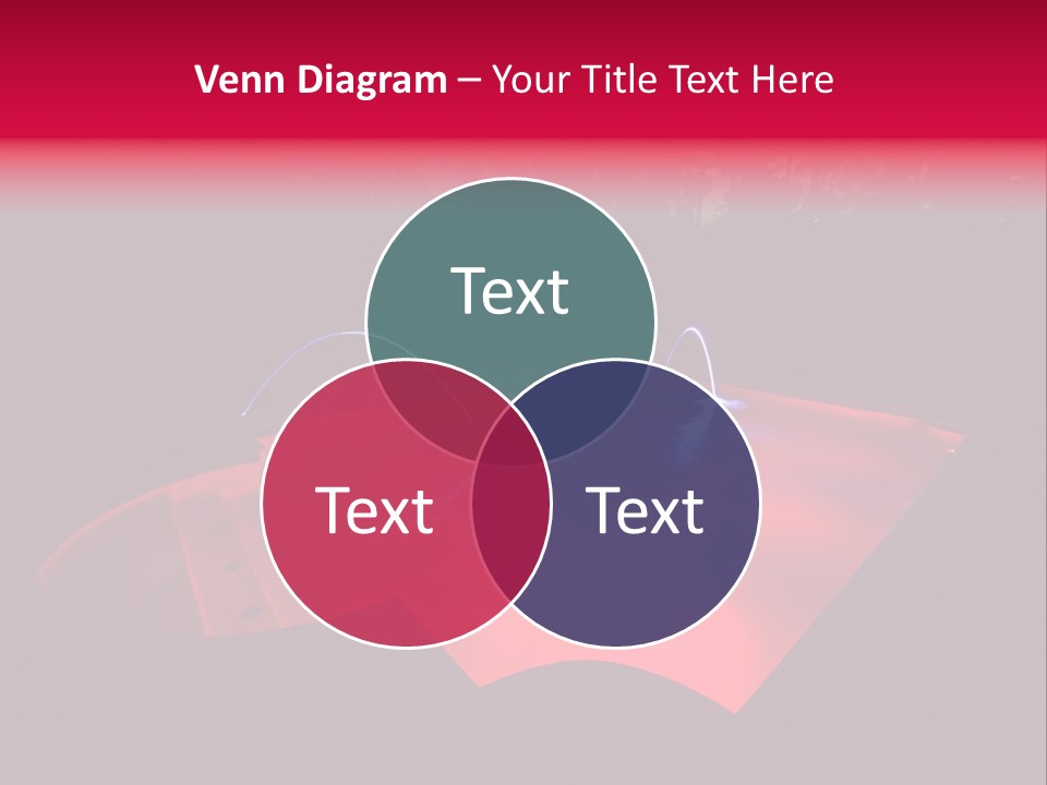 Red Patio Deck PowerPoint Template