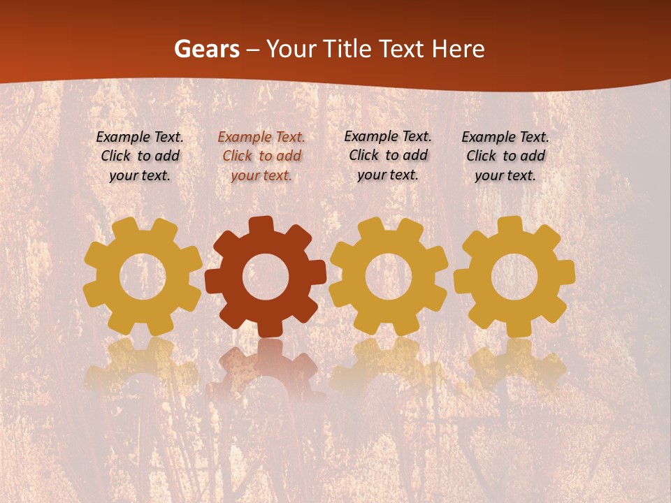 Background Image Oxidation Metal PowerPoint Template