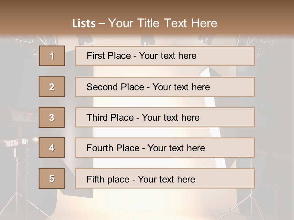 Interiors Room Backstage PowerPoint Template