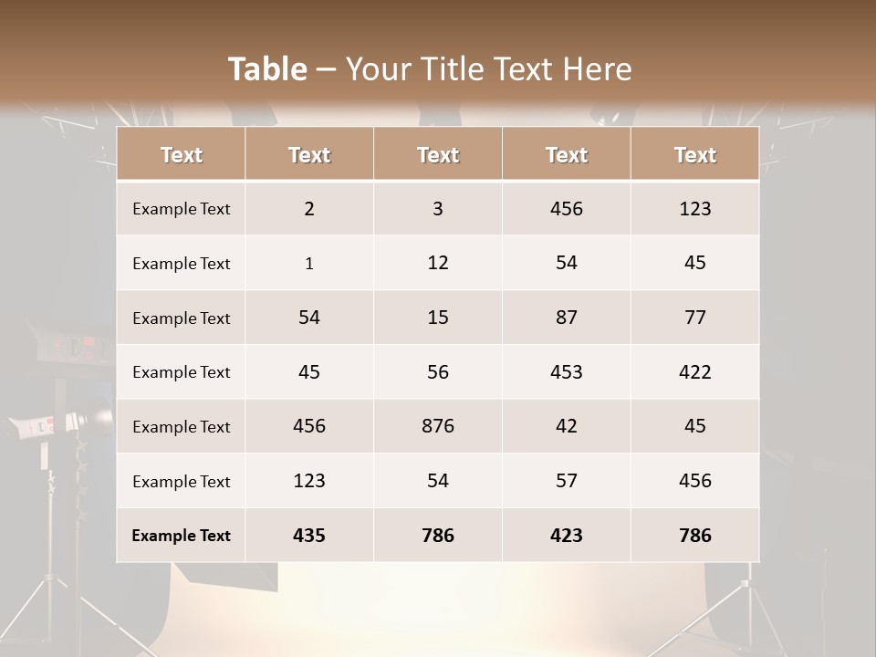 Interiors Room Backstage PowerPoint Template
