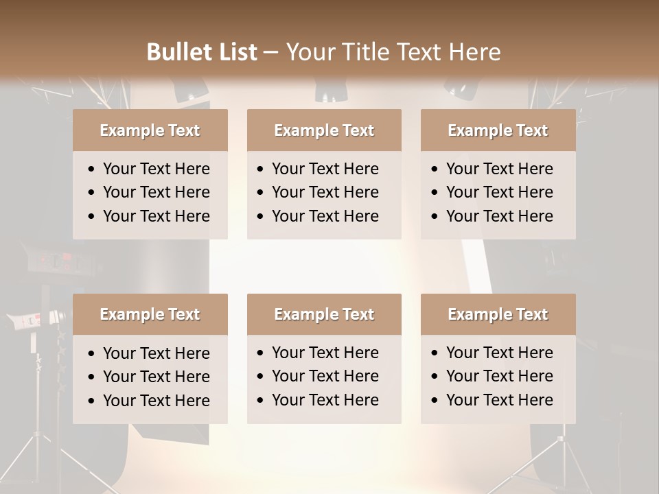 Interiors Room Backstage PowerPoint Template