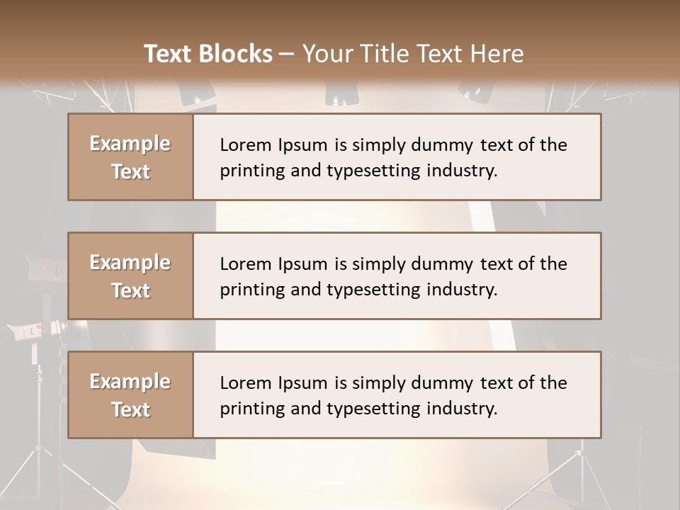 Interiors Room Backstage PowerPoint Template