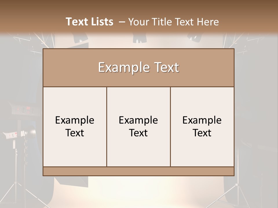 Interiors Room Backstage PowerPoint Template