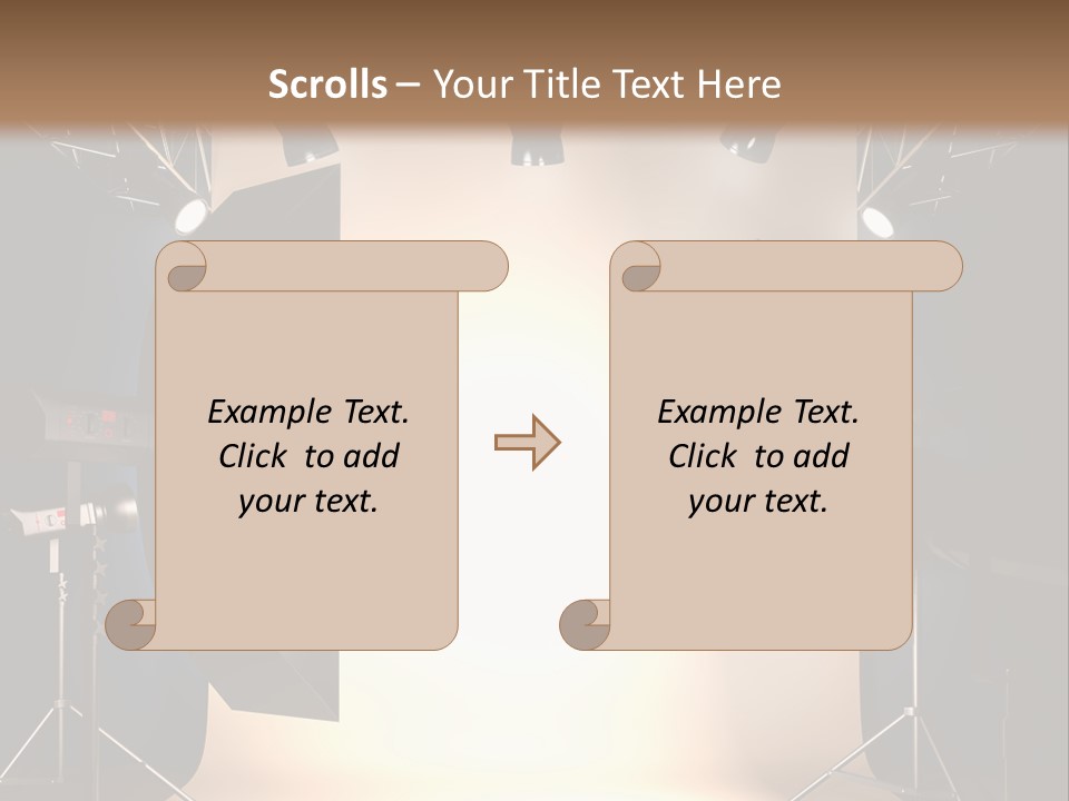Interiors Room Backstage PowerPoint Template